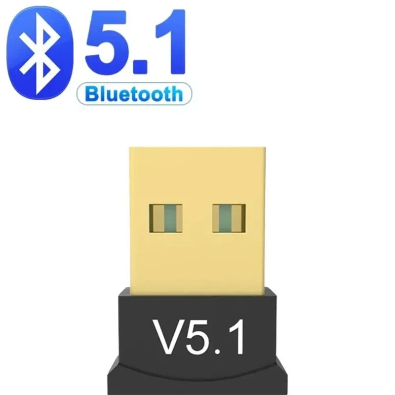 USB Bluetooth Adapter Wireless Bluetooth Adapter 5.3/5.1/5.0 for PC Laptop Wireless Speaker Audio Receiver USB Transmitter